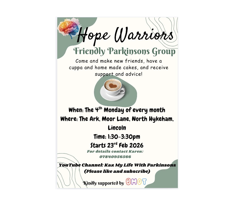 “Hope Warriors” Parkinson’s Support Group Launches in North Hykeham